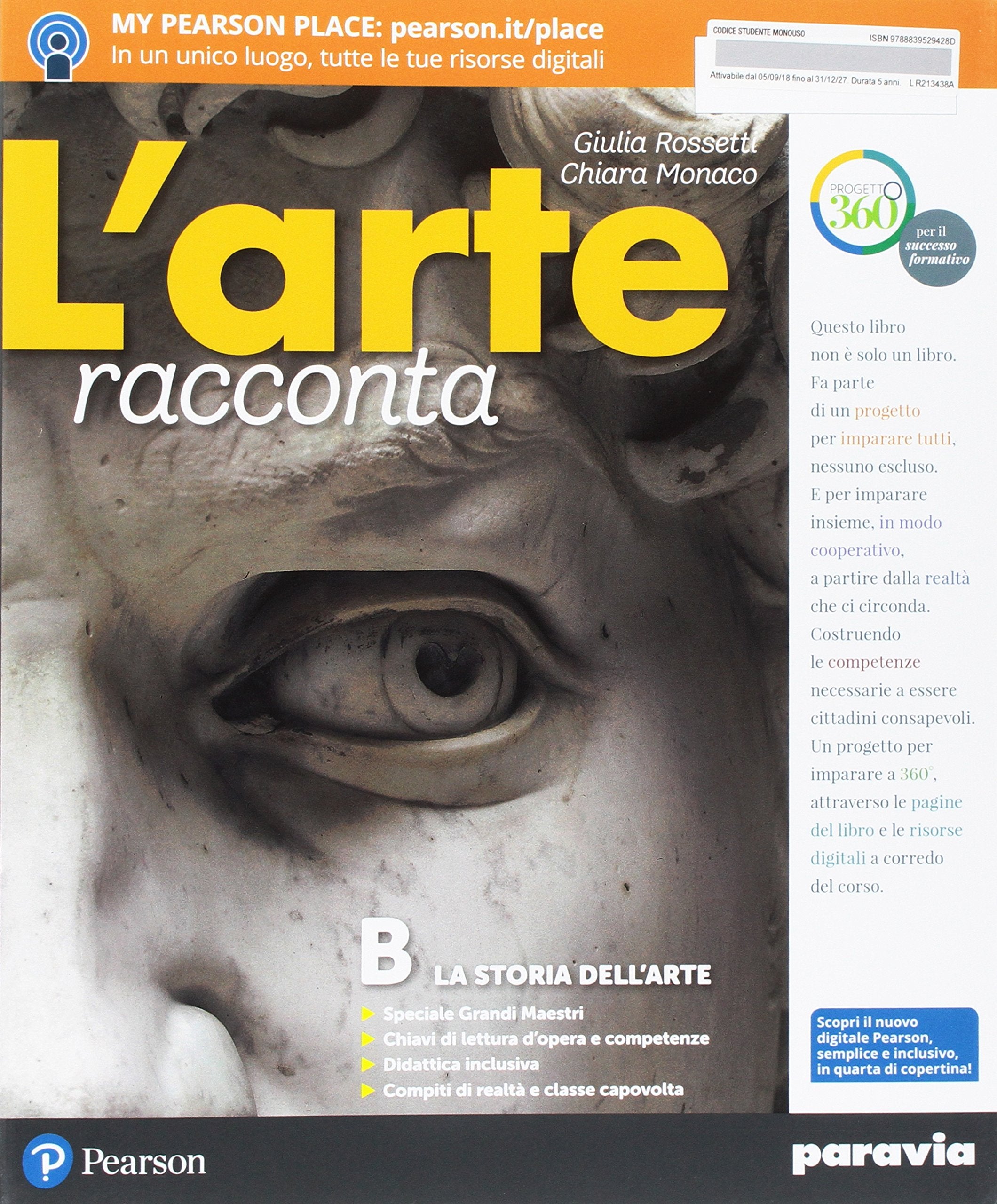 L'arte racconta. Con Schede. Con ITE. Con Didastore. Per la Scuola media. Con ebook. Con espansione online (Vol. B) Study Guides