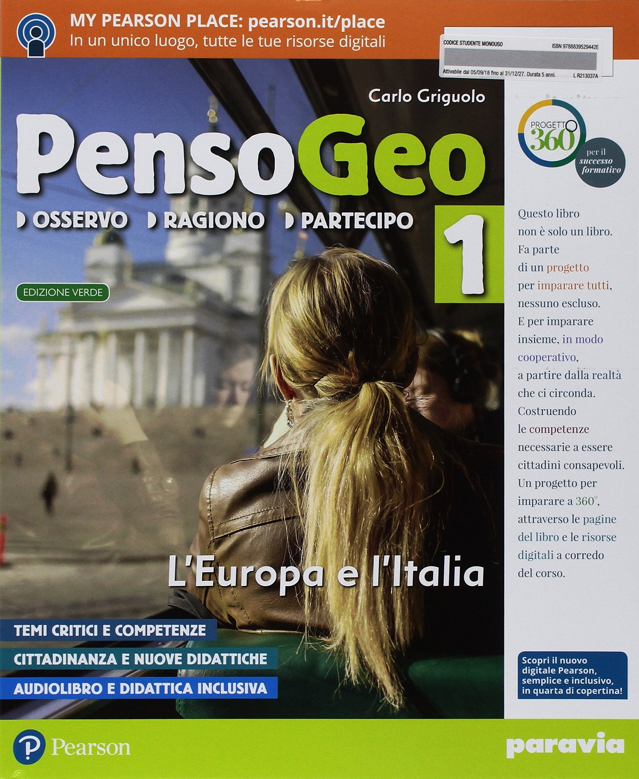 PensoGeo. Ediz. verde. Con Atlante. Con L'imparafacile. Per la Scuola media. Con ebook. Con espansione online (Vol. 1) Study Guides