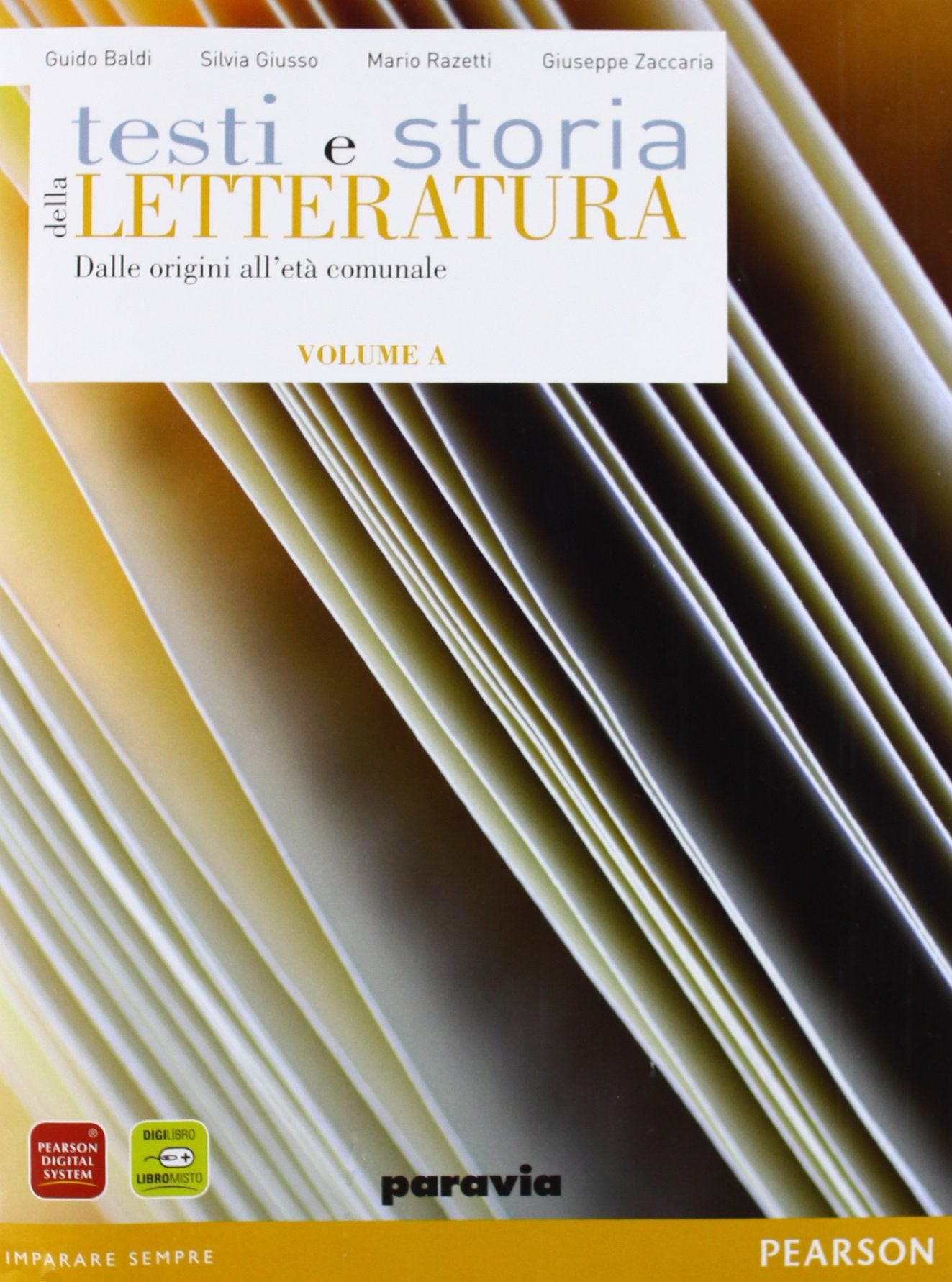 Testi e storia della letteratura. Vol. A: Dalle origini all'età comunale. Con corso di scrittura. Per le Scuole superiori. Con espansione online Study Guides