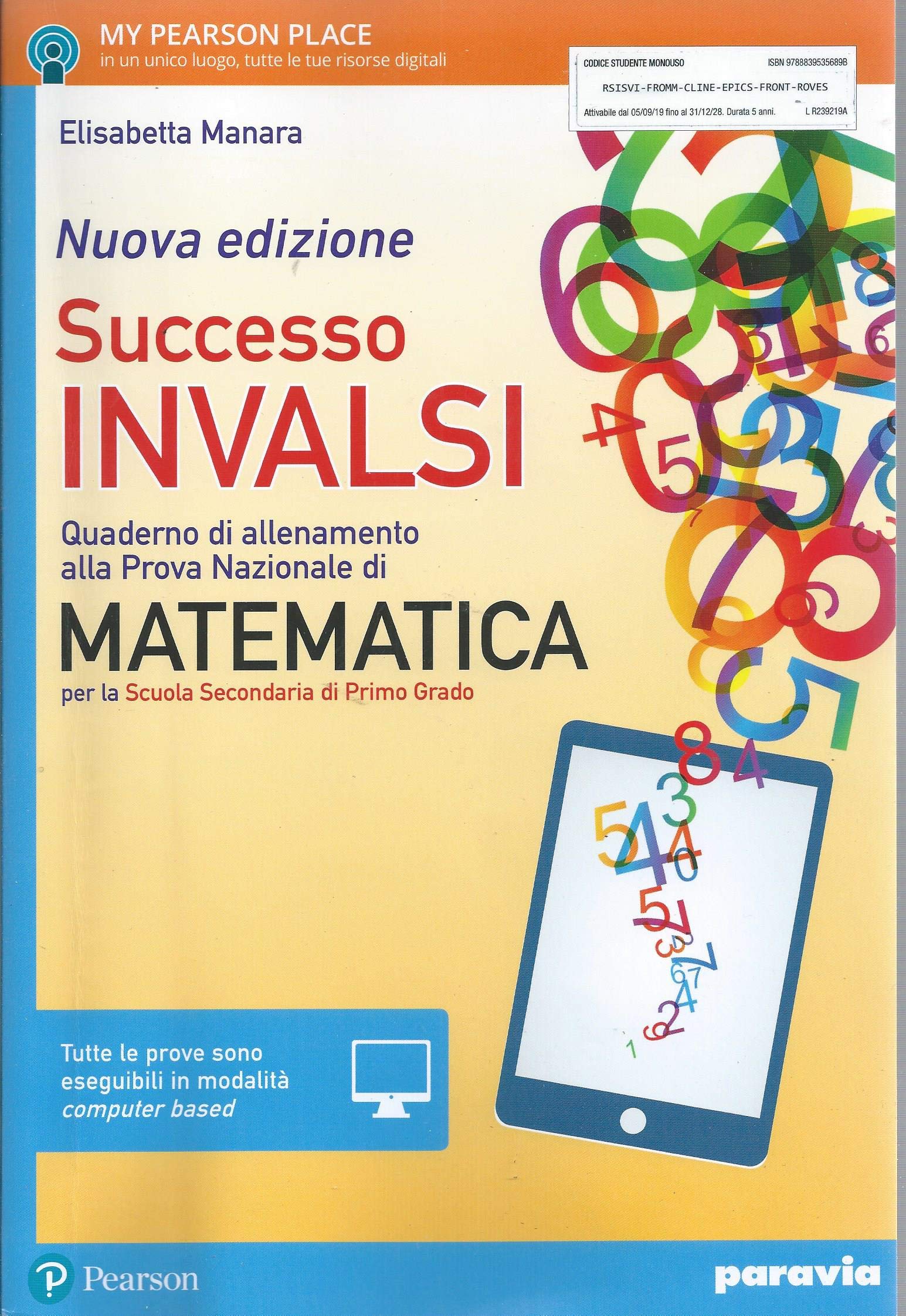 Successo INVALSI matematica. Quaderno di allenamento alla prova nazionale di matematica. Con e-book. Con espansione online book
