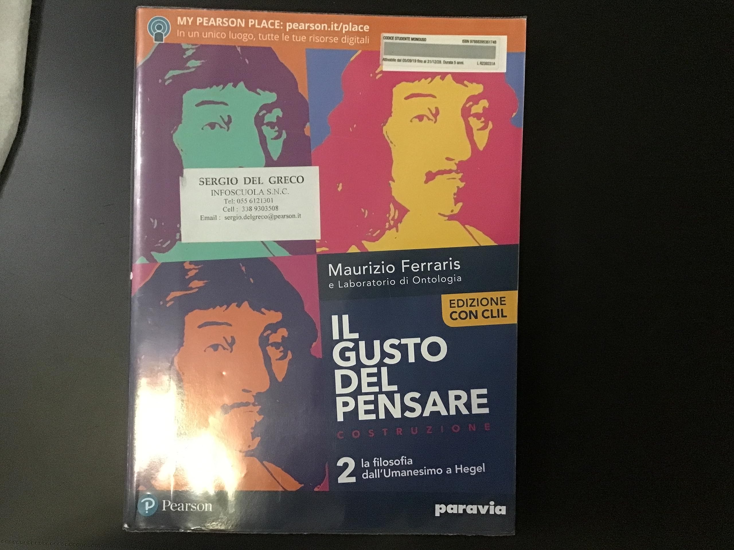 Il gusto del pensare. Per le Scuole superiori. Con e-book. Con espansione online. Dall'umanesimo a Hegel (Vol. 2) Professional & Reference Books