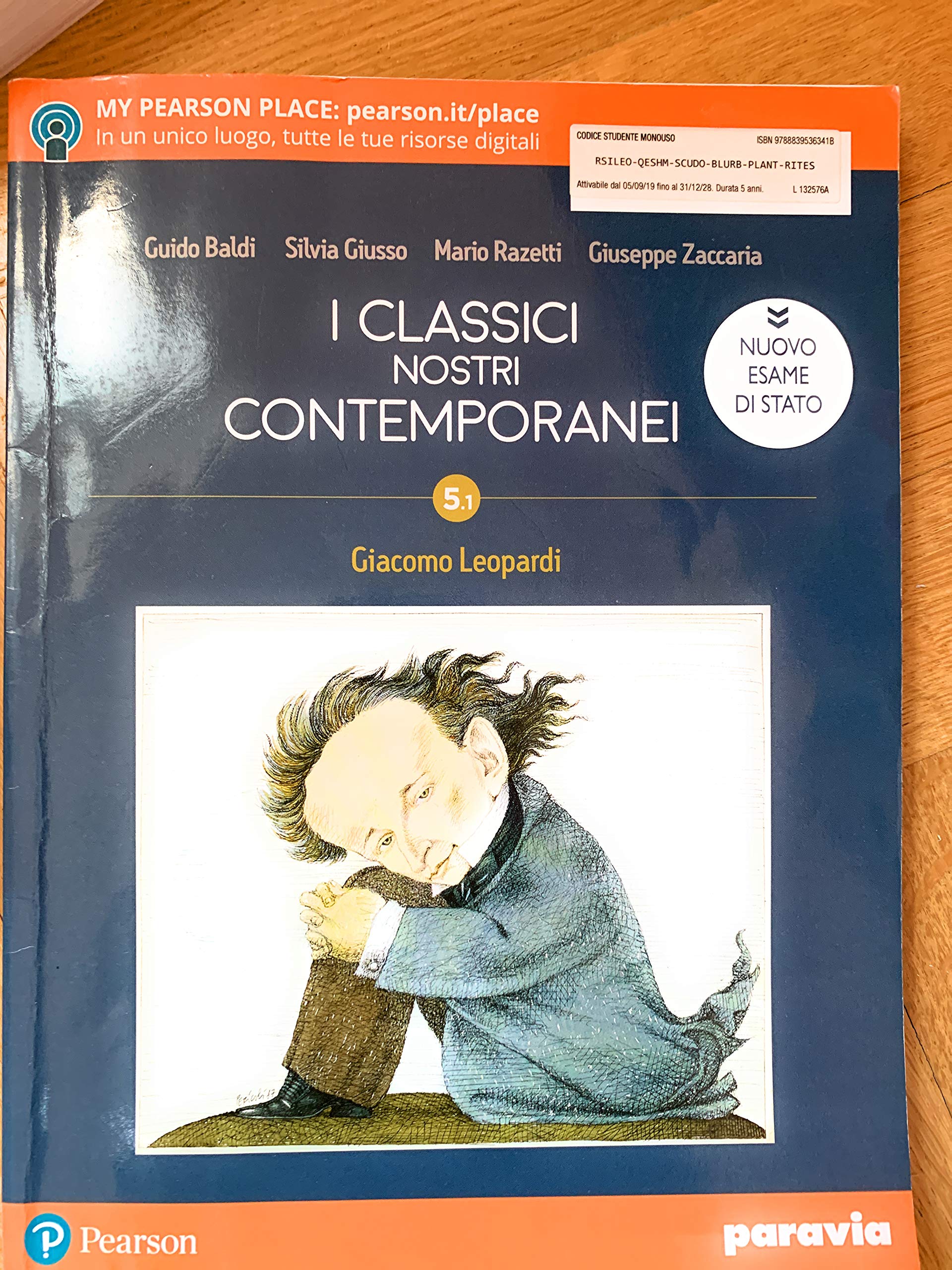 I classici nostri contemporanei. Nuovo esame di Stato. Per le Scuole superiori. Con e-book. Con espansione online (Vol. 5/1) Professional & Reference Books