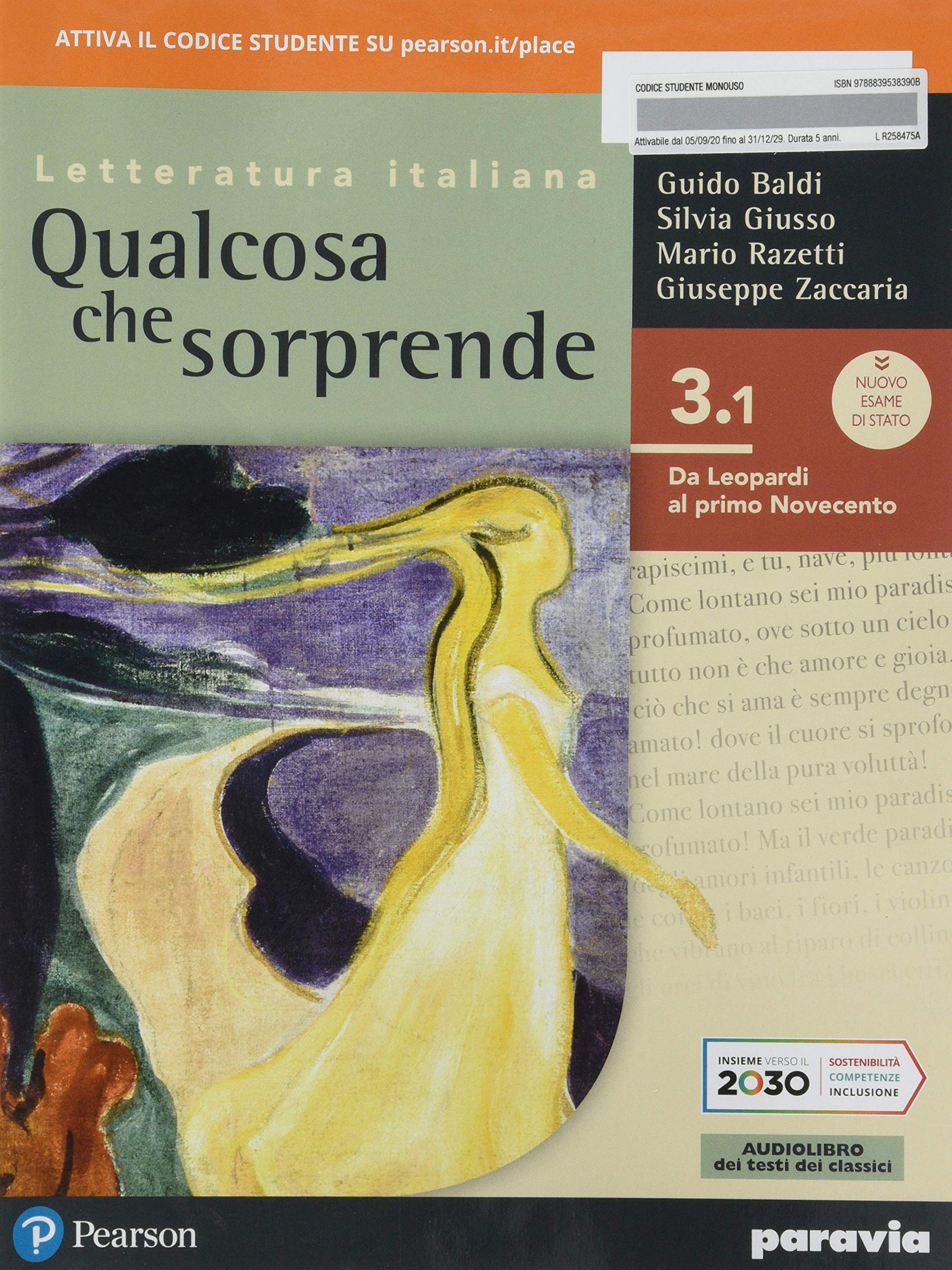 Qualcosa che sorprende. Da Leopardi al primo Novecento. Per le Scuole superiori. Con e-book. Con espansione online (Vol. 3/1) book