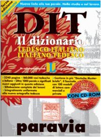DIT. Dizionario tedesco-italiano, italiano-tedesco. Con CD-ROM General education