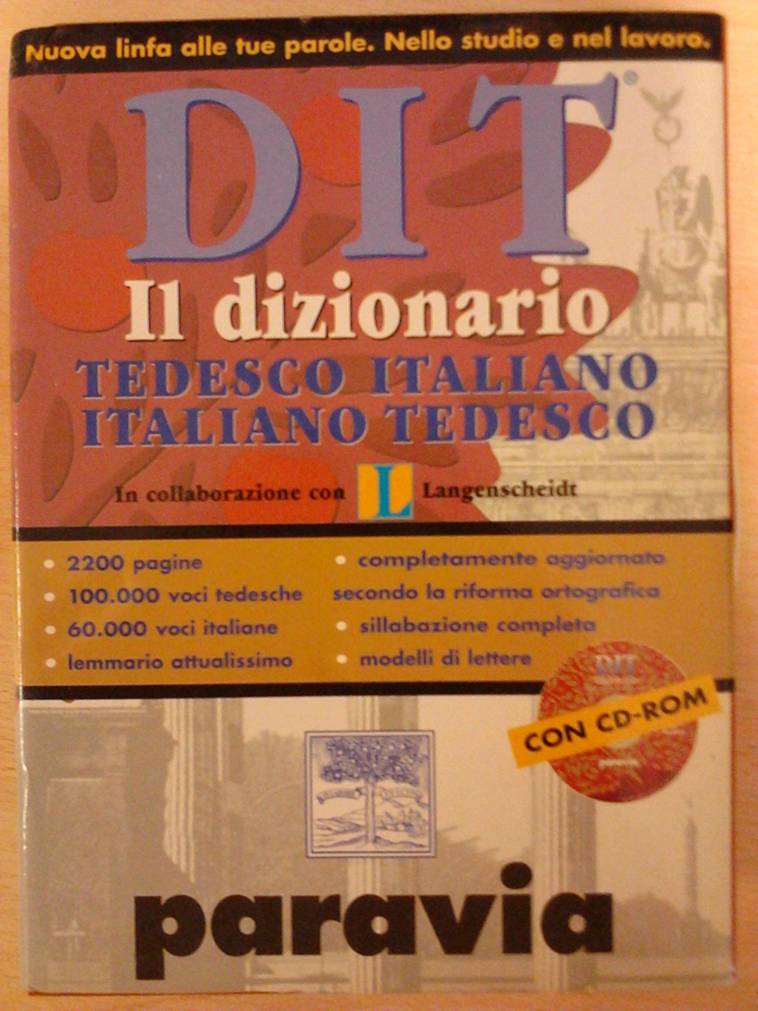 DIT. Dizionario tedesco-italiano, italiano-tedesco. Con CD-ROM book