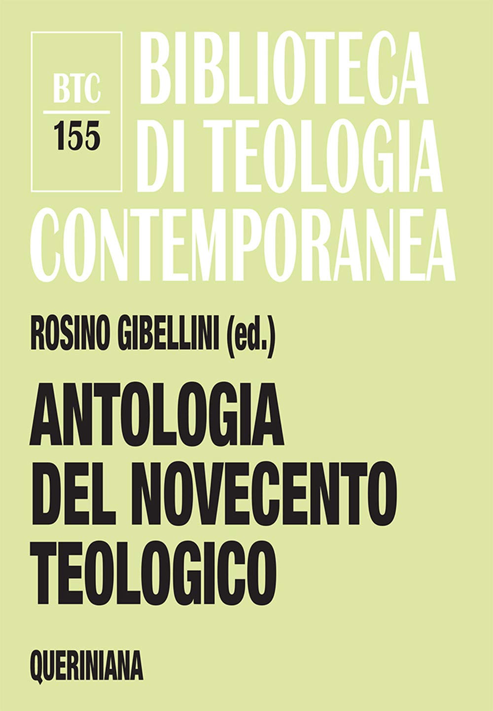 Antologia del Novecento teologico book