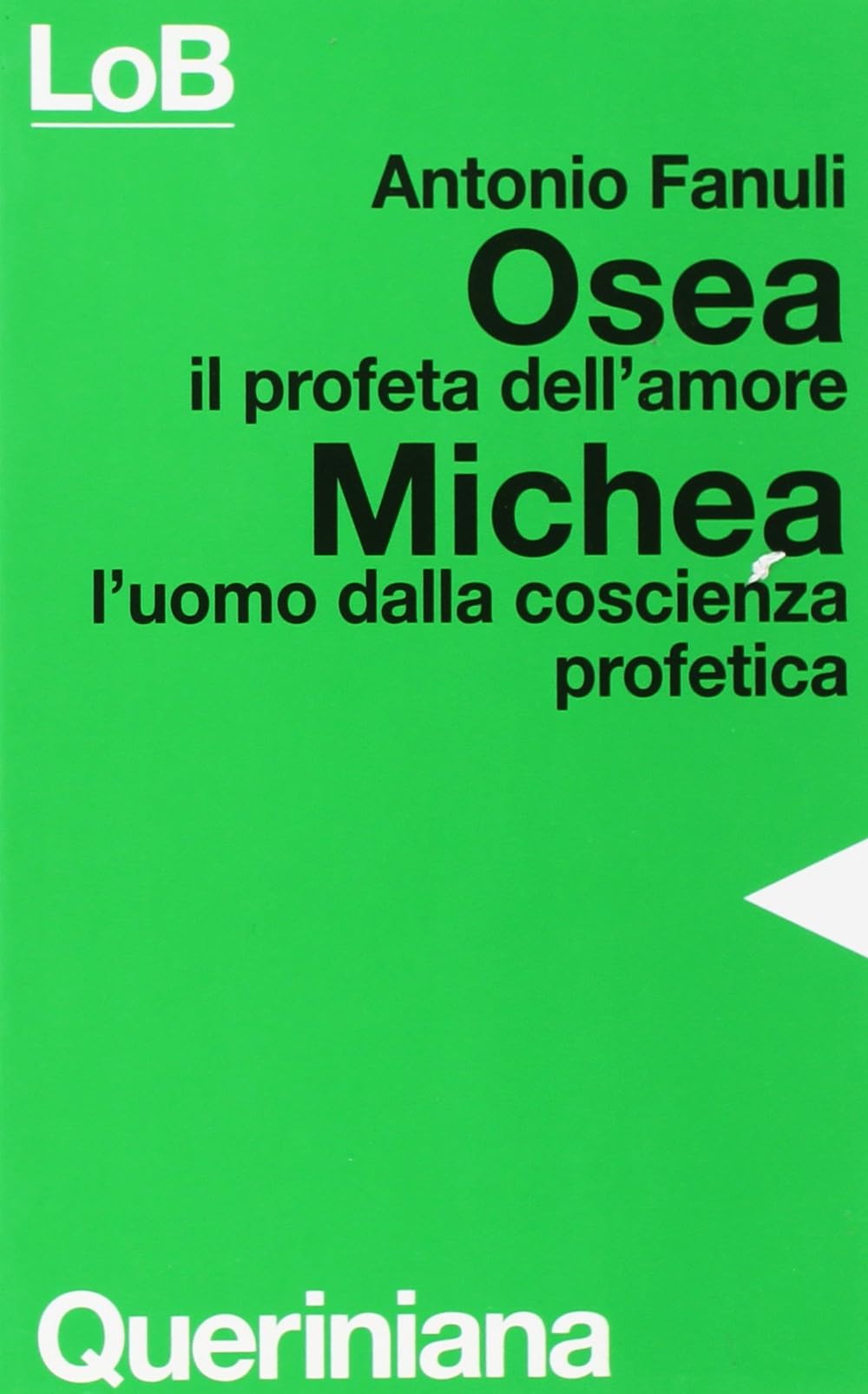 Osea, il profeta dell'amore. Michea, l'uomo dalla coscienza profetica (LoB. Leggere oggi la Bibbia. Sez. 1) Religion & Esotericism