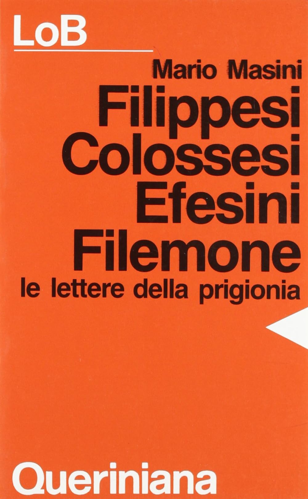 Filippesi, Colossesi, Efesini, Filemone. Le lettere della prigionia (LoB. Leggere oggi la Bibbia. Sez. 2) Religion & Esotericism
