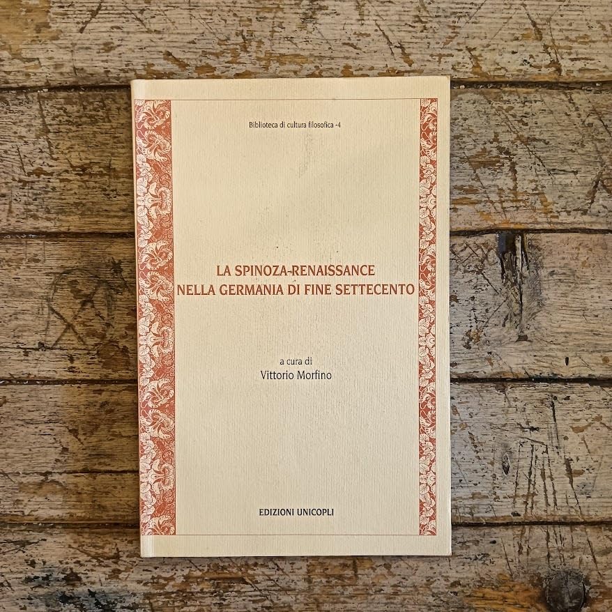 La Spinoza-Renaissance nella Germania di fine Settecento book