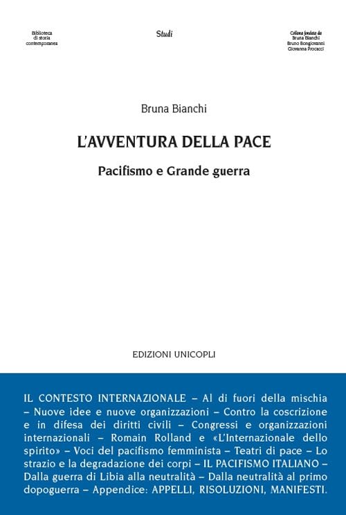 L'avventura della pace. Pacifismo e Grande guerra book