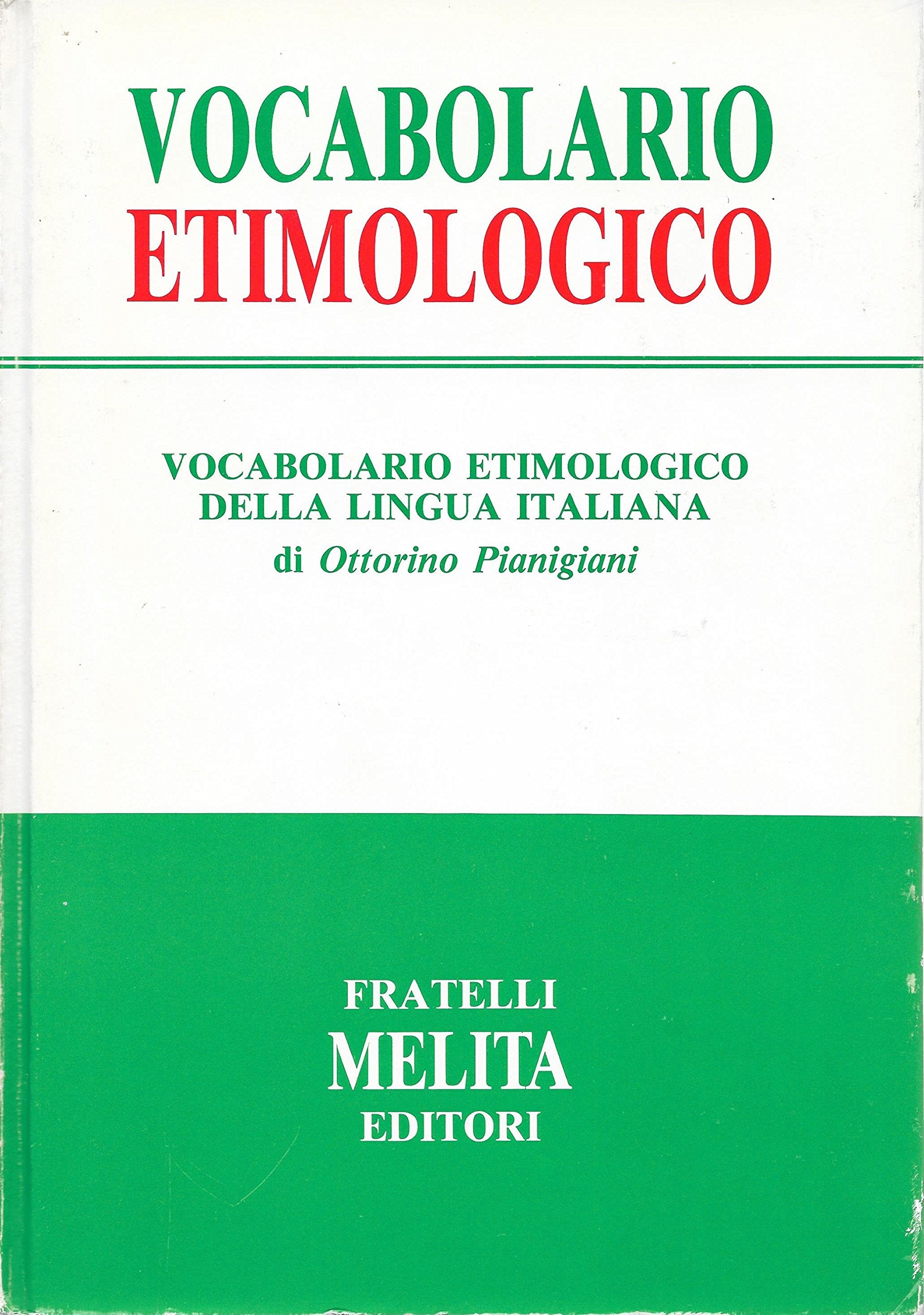 Vocabolario etimologico della lingua italiana. Books