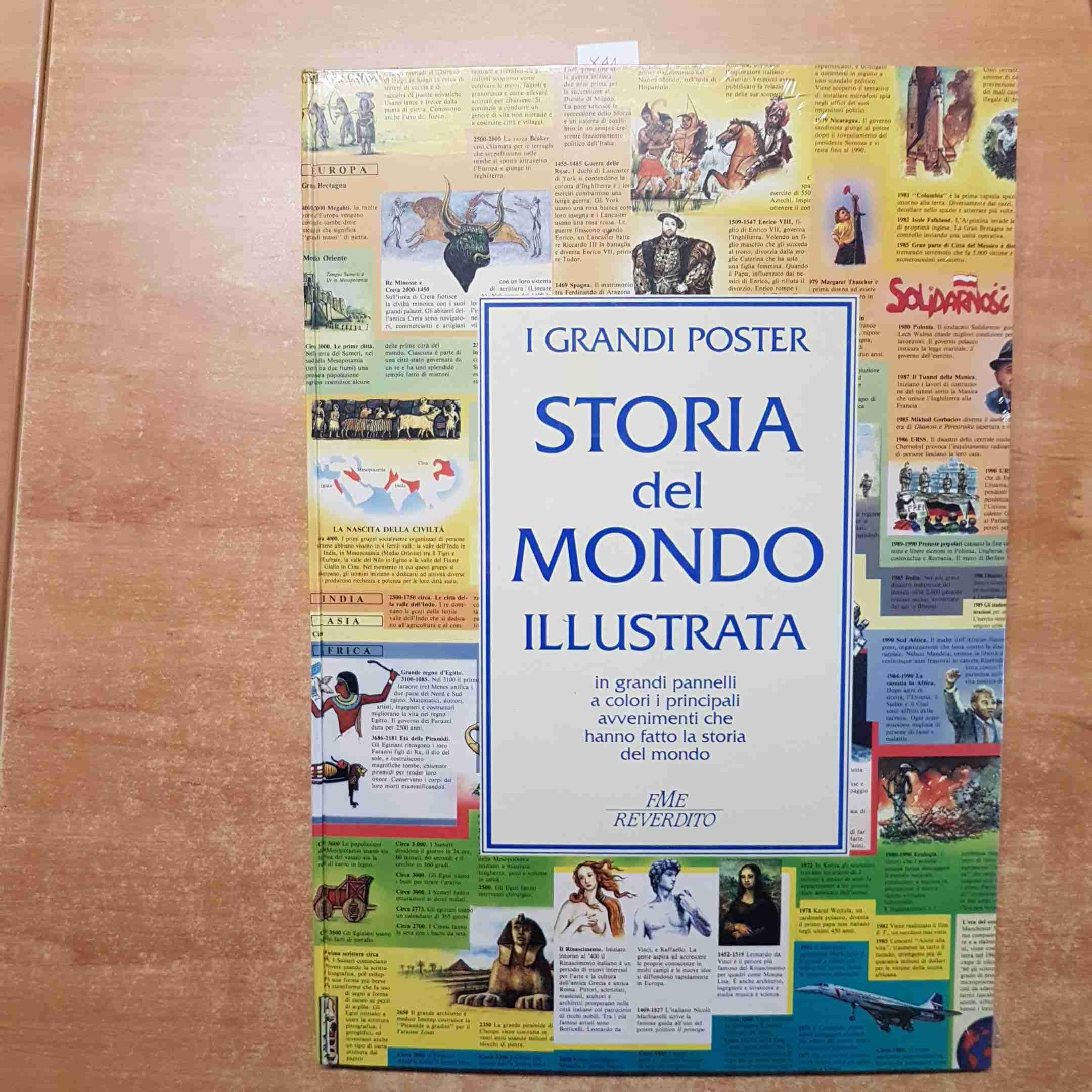 i grndi poster STORIA DEL MONDO ILLUSTRATA book