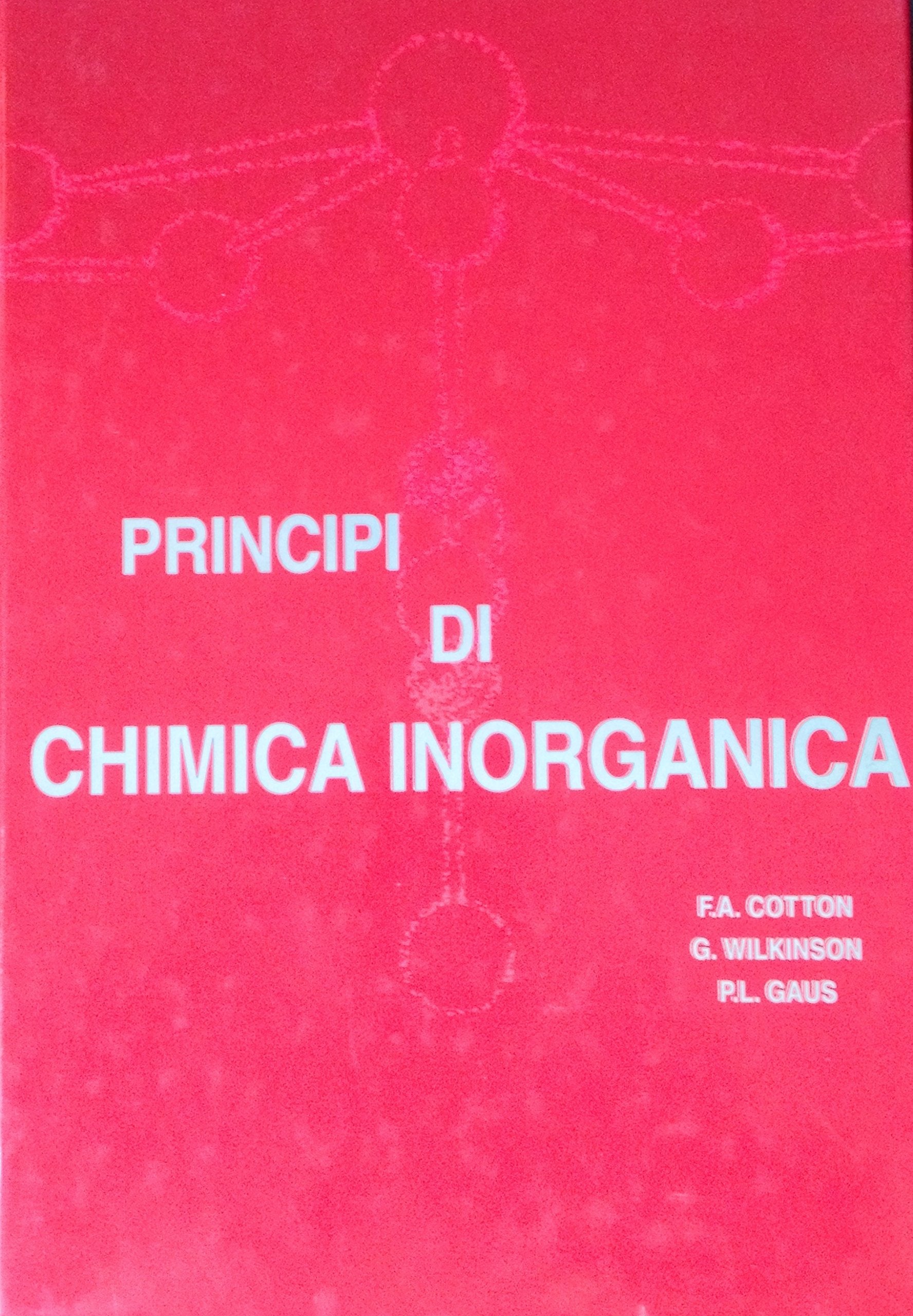 Principi di chimica inorganica book