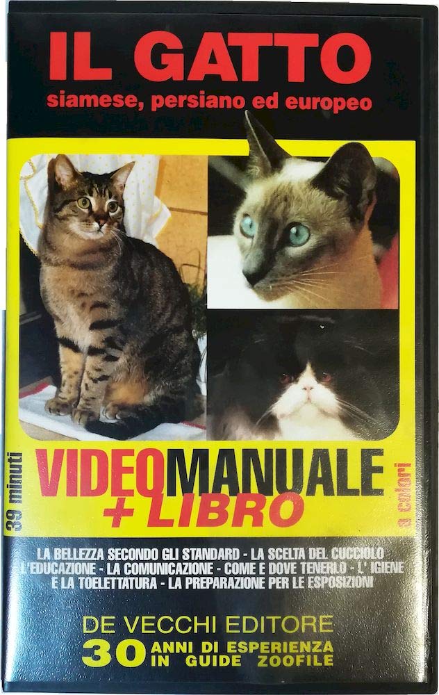 Il gatto. Siamese, persiano ed europeo. Con videocassetta book