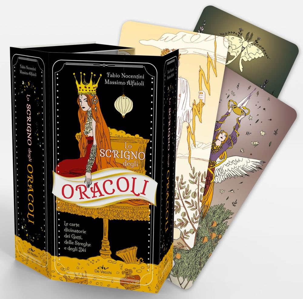 Lo scrigno degli oracoli. Scopri il futuro con le carte divinatorie dei gatti, delle streghe e degli dèi. Con 78 Carte book