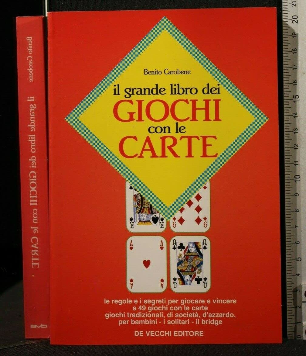 Il grande libro dei giochi con le carte book