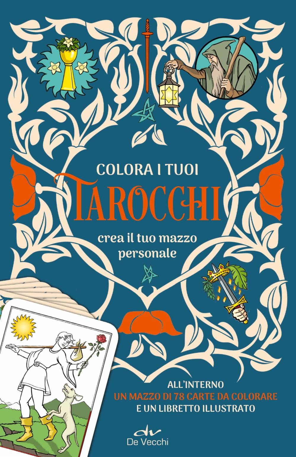 Colora i tuoi tarocchi. Crea il tuo mazzo personale. Ediz. a colori. Con 78 Carte (Astrologia) Hobbies & Crafts