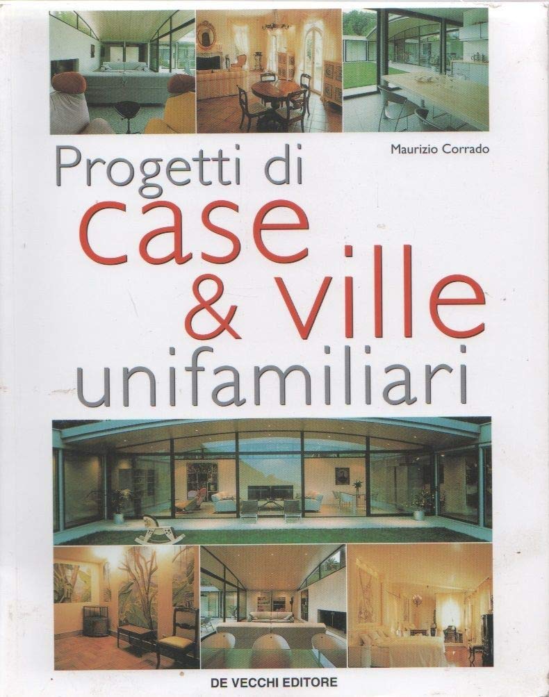 Progetti di case & ville unifamiliari book