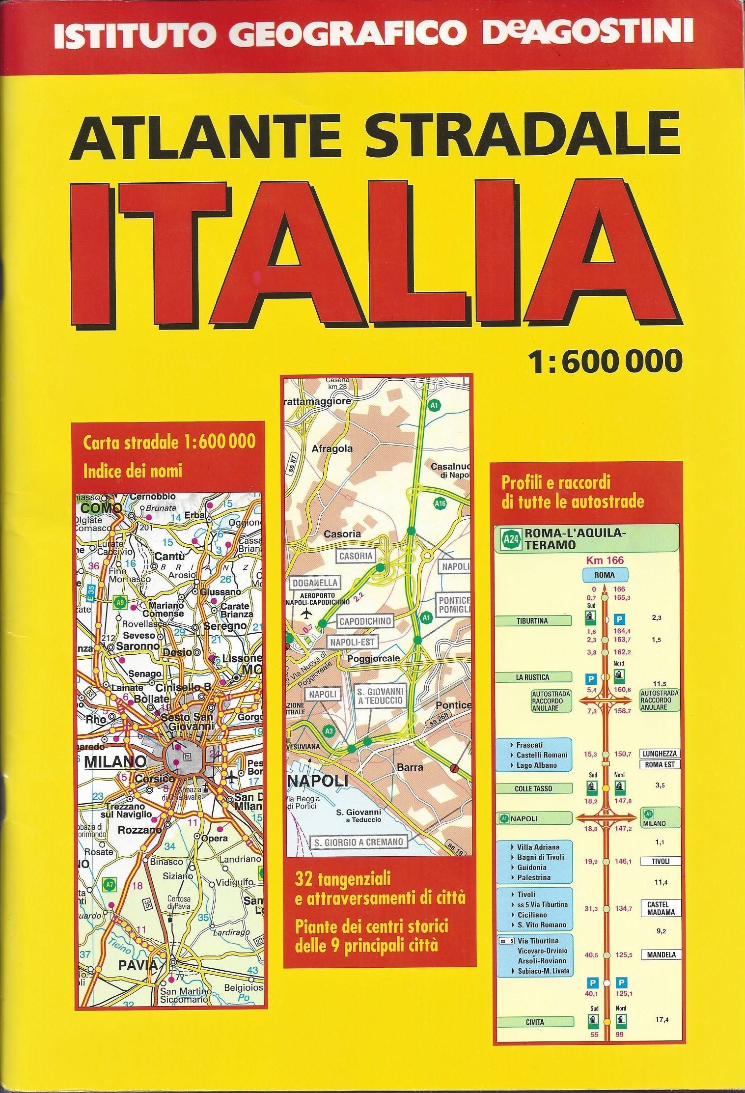 Atlante stradale d'Italia 1:600.000 Leisure, Home & Garden
