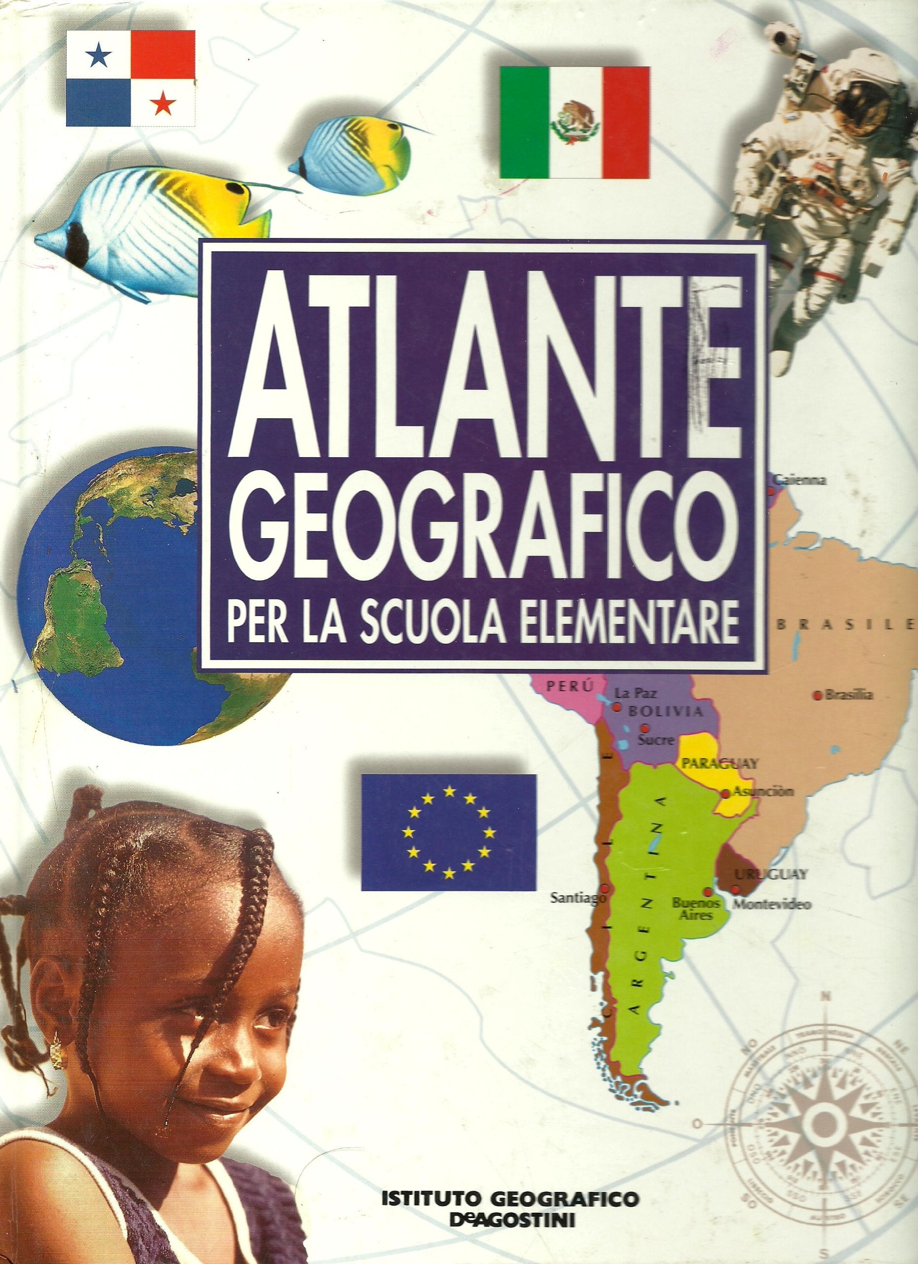 ATLANTE GEOGRAFICO per la SCUOLA ELEMENTARE - DE AGOSTINI book