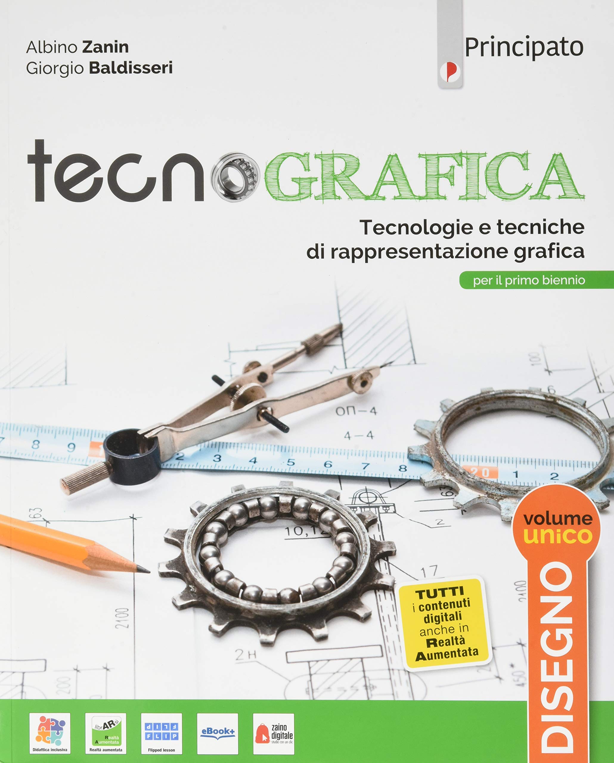 Tecnografica. Disegno. Tecnologie e tecniche di rappresentazione grafica. Per le Scuole superiori. Con e-book. Con espansione online. Con Libro: Schede disegno book