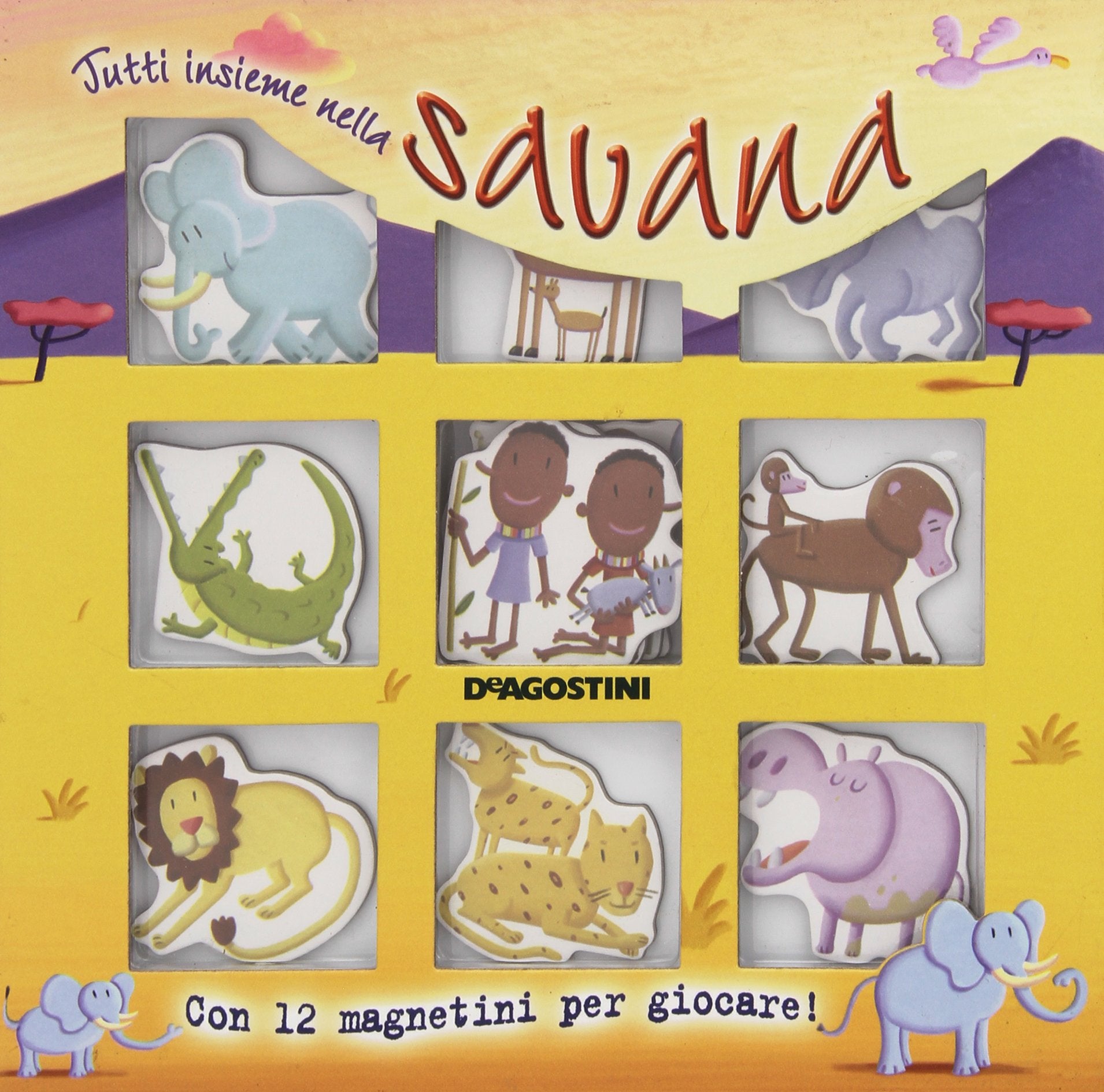 Tutti insieme nella savana. Ediz. illustrata book
