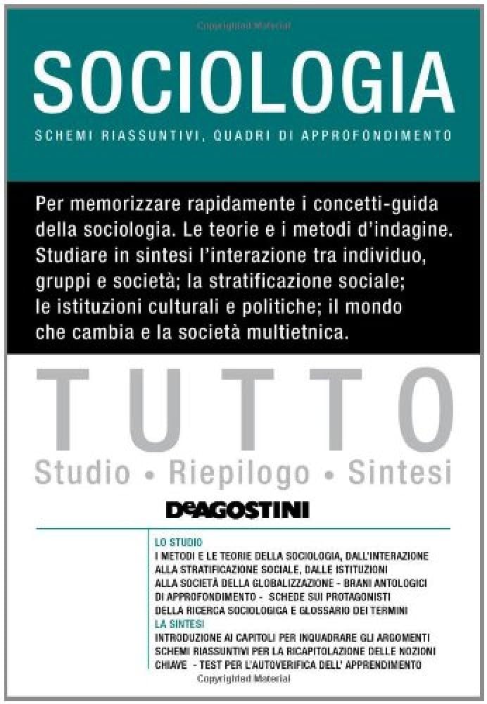 Tutto sociologia book