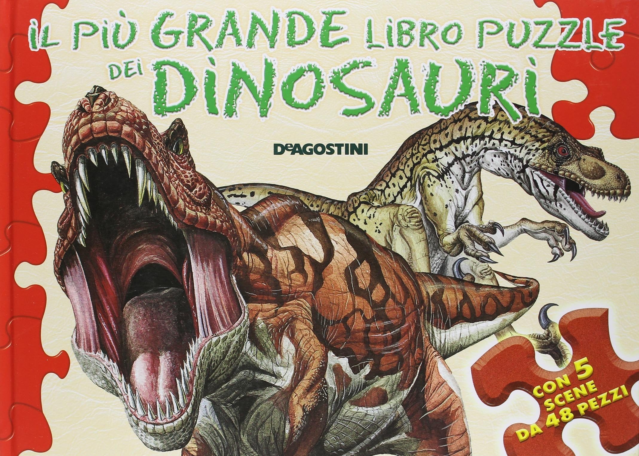 Il più grande libro puzzle dei dinosauri book