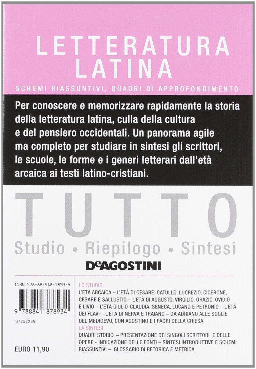 Tutto letteratura latina book