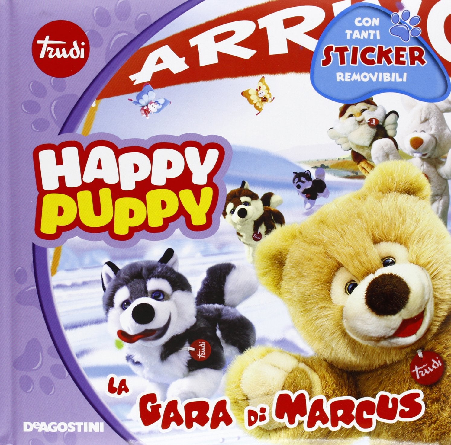 La gara di Marcus. Happy Puppy. Con adesivi. Ediz. illustrata book