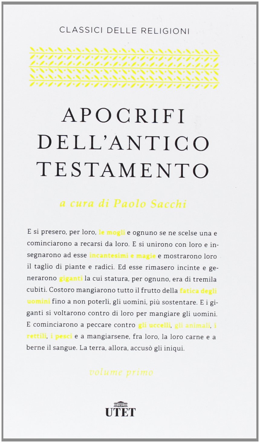 Apocrifi dell'Antico Testamento, 2 Volumes book