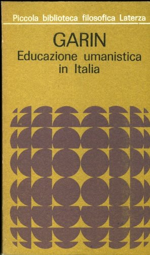 Educazione umanistica in Italia book