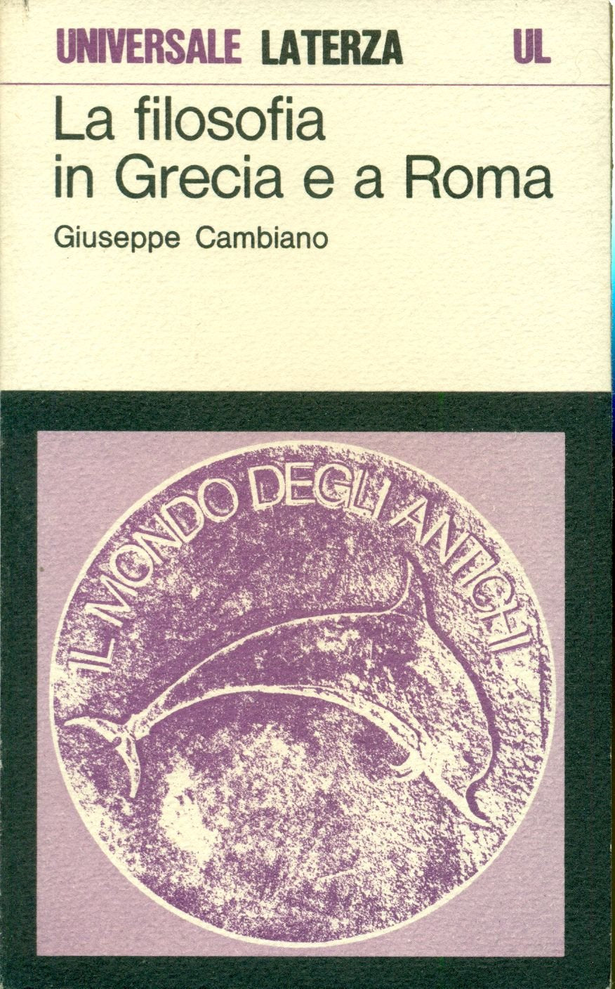 La filosofia in Grecia e a Roma book