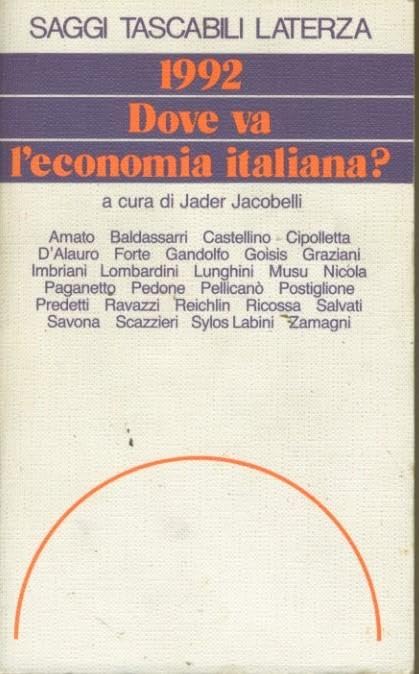 1992. Dove va l'economia italiana? book