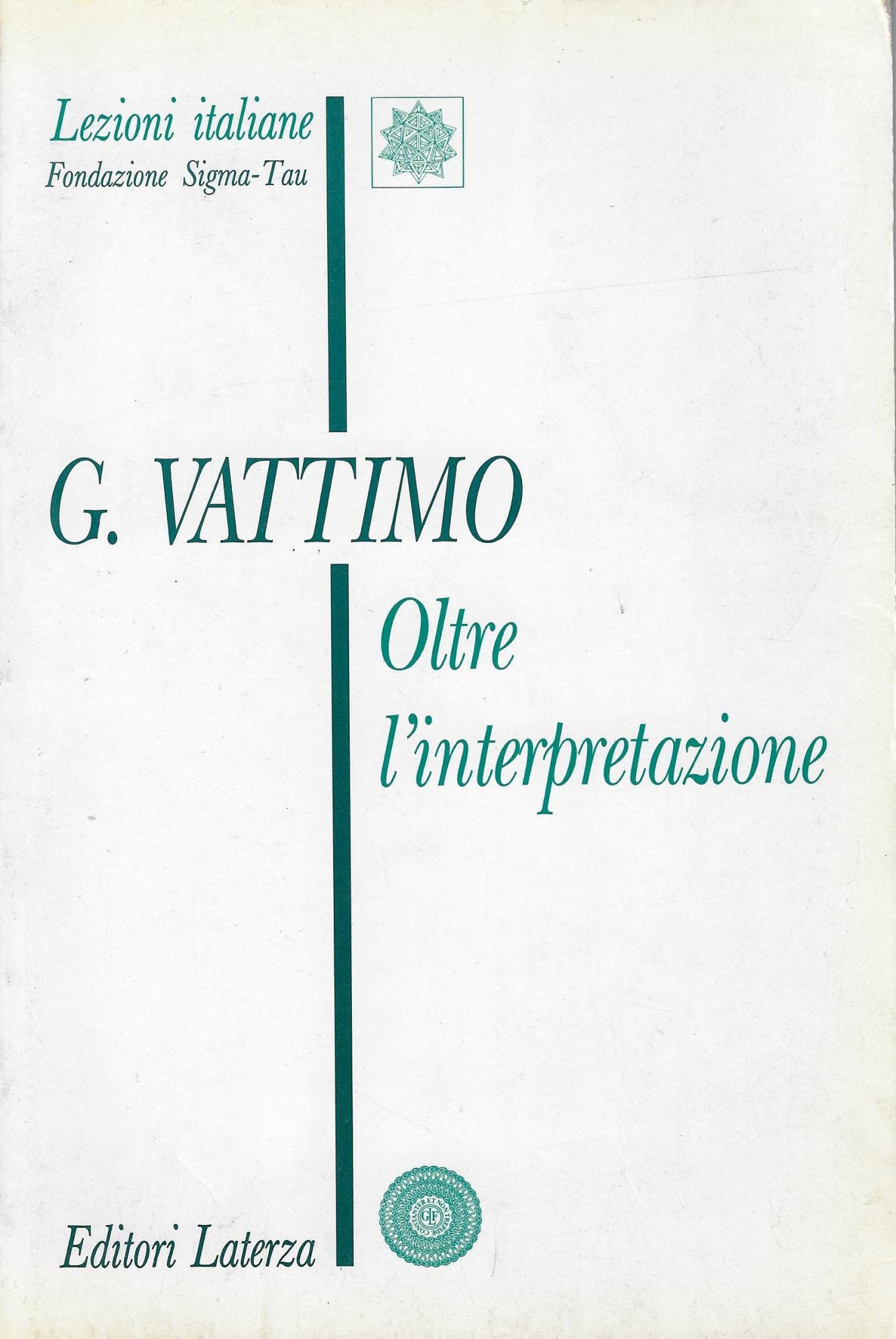 Oltre l'interpretazione. Il significato dell'ermeneutica per la filosofia book