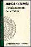 Il razionamento del credito. Modelli e sviluppi analitici book