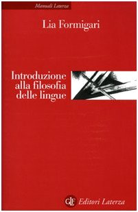 Introduzione alla filosofia delle lingue (Manuali Laterza) Social Sciences