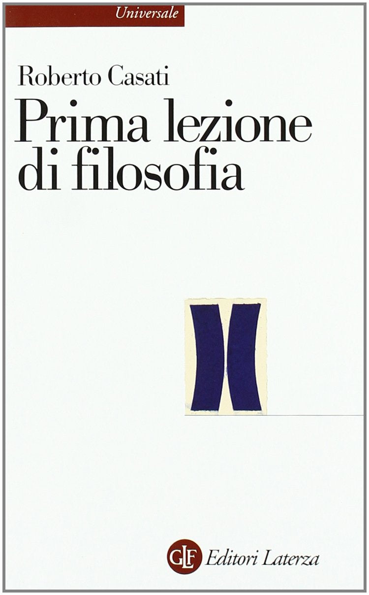Prima lezione di filosofia book