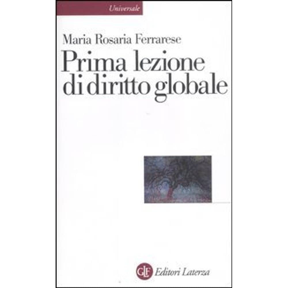 Prima lezione di diritto globale book