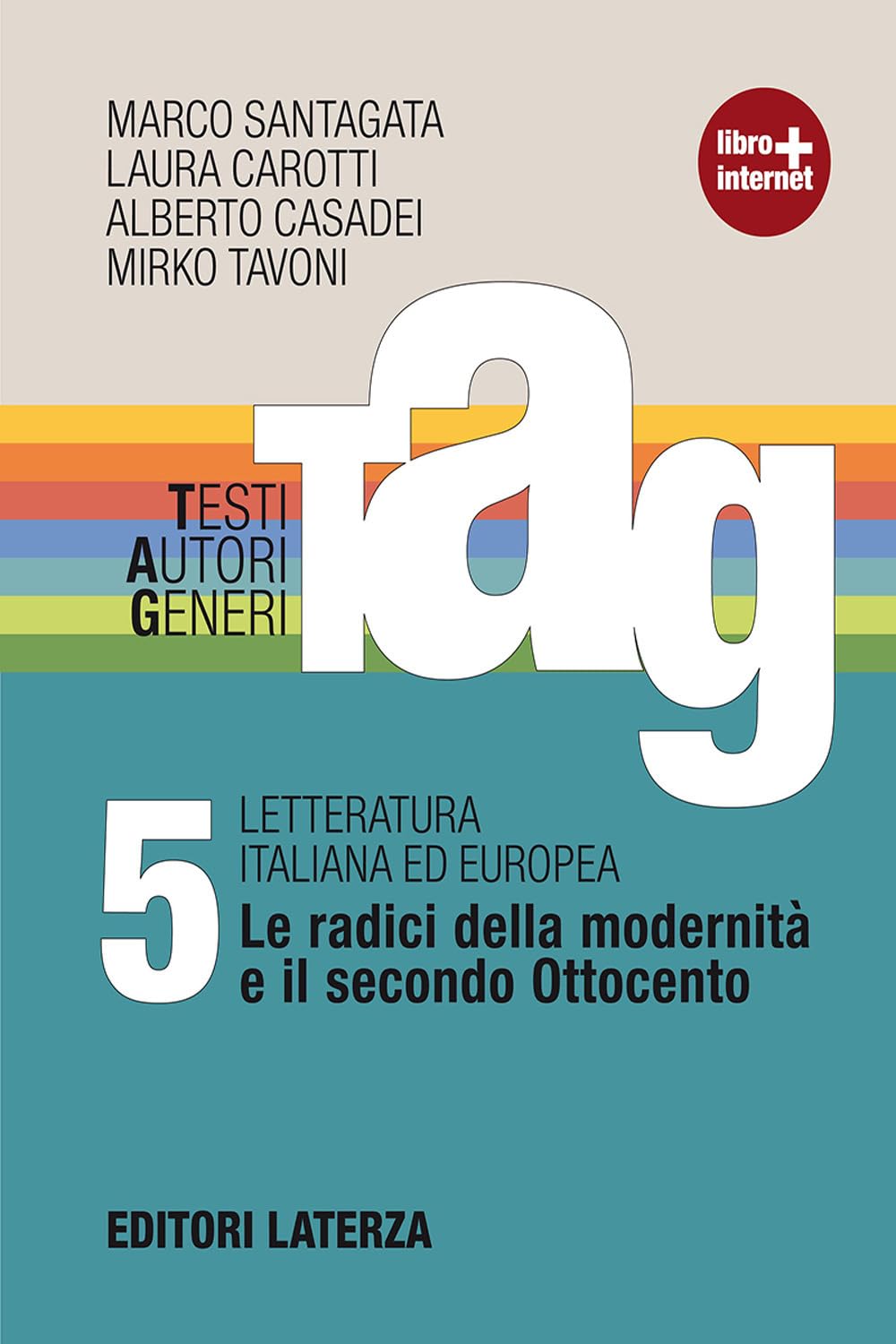 TAG. Testi autori generi. Con materiali per il docente. Per le Scuole superiori. Con espansione online. Le radici della modernità e il secondo Ottocento (Vol. 5) Study Guides