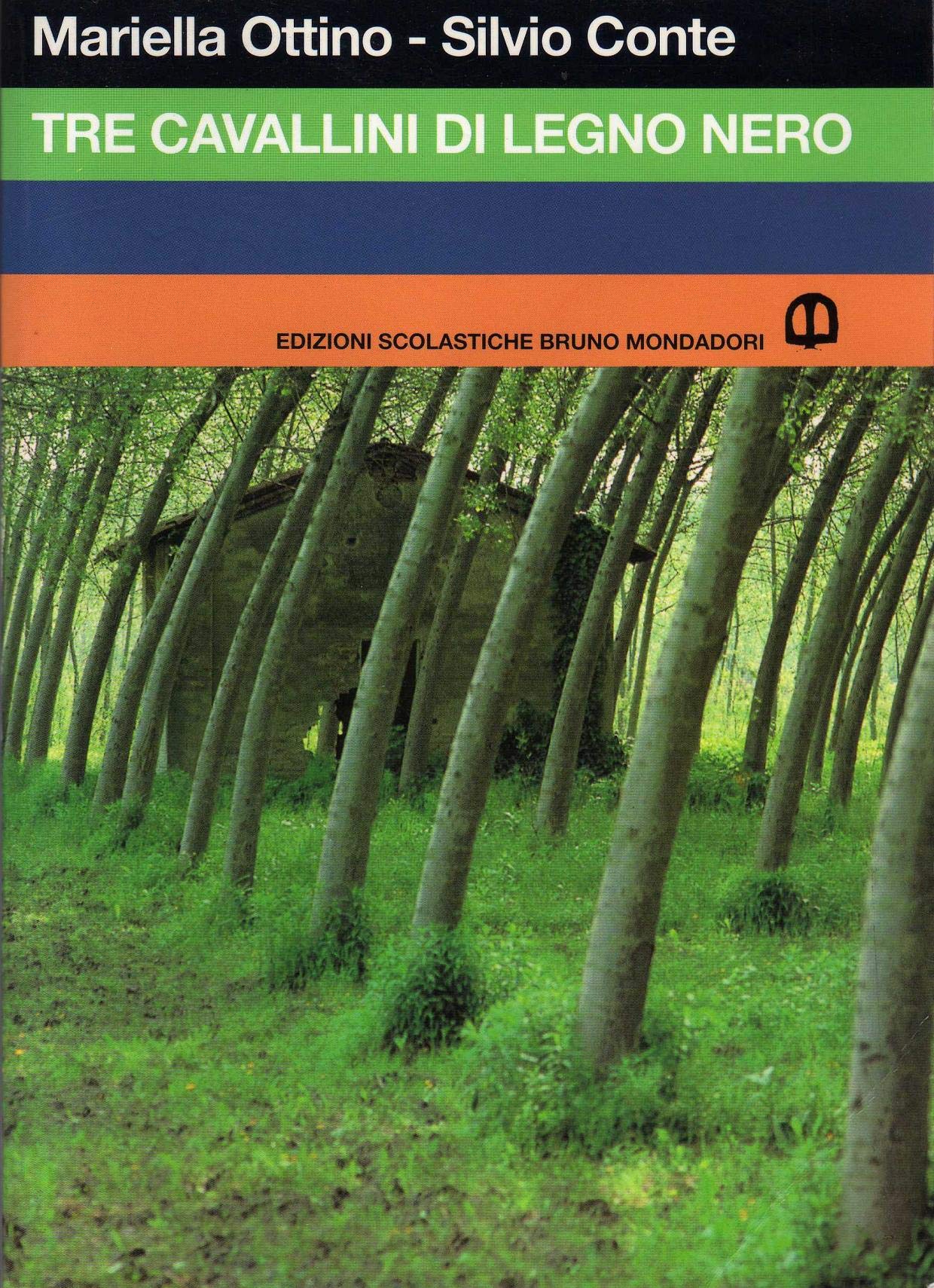 Tre cavallini di legno nero book