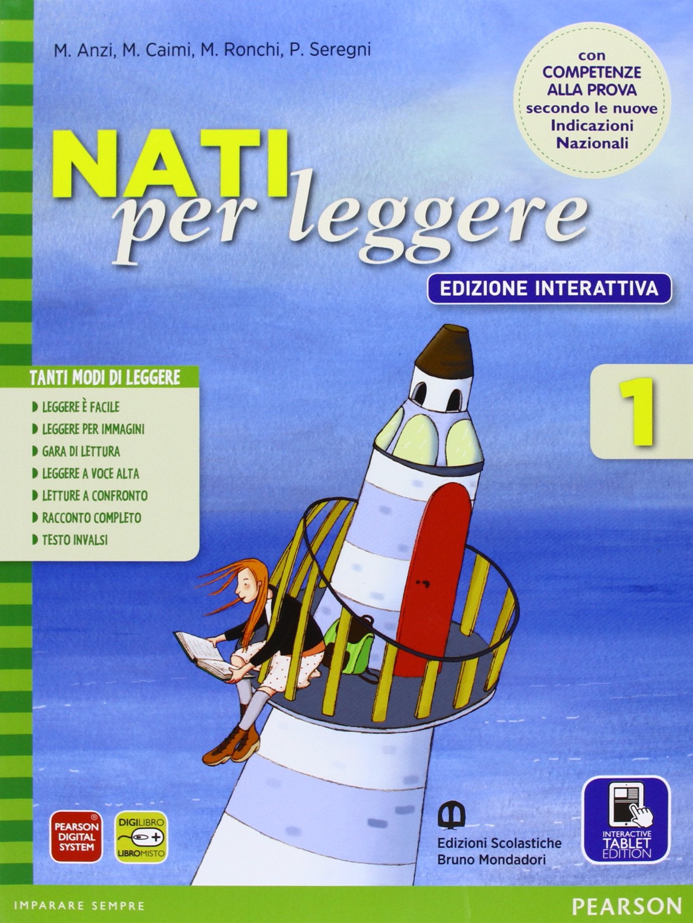 Nati per leggere. Con Mito ed epica. Ediz. interattiva. Per la Scuola media. Con e-book. Con espansione online (Vol. 1) Professional & Reference Books