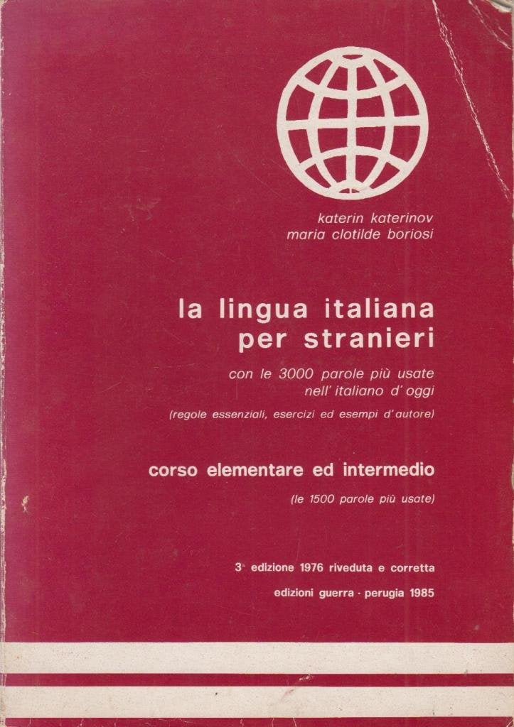 La lingua italiana per stranieri Professional & Reference Books