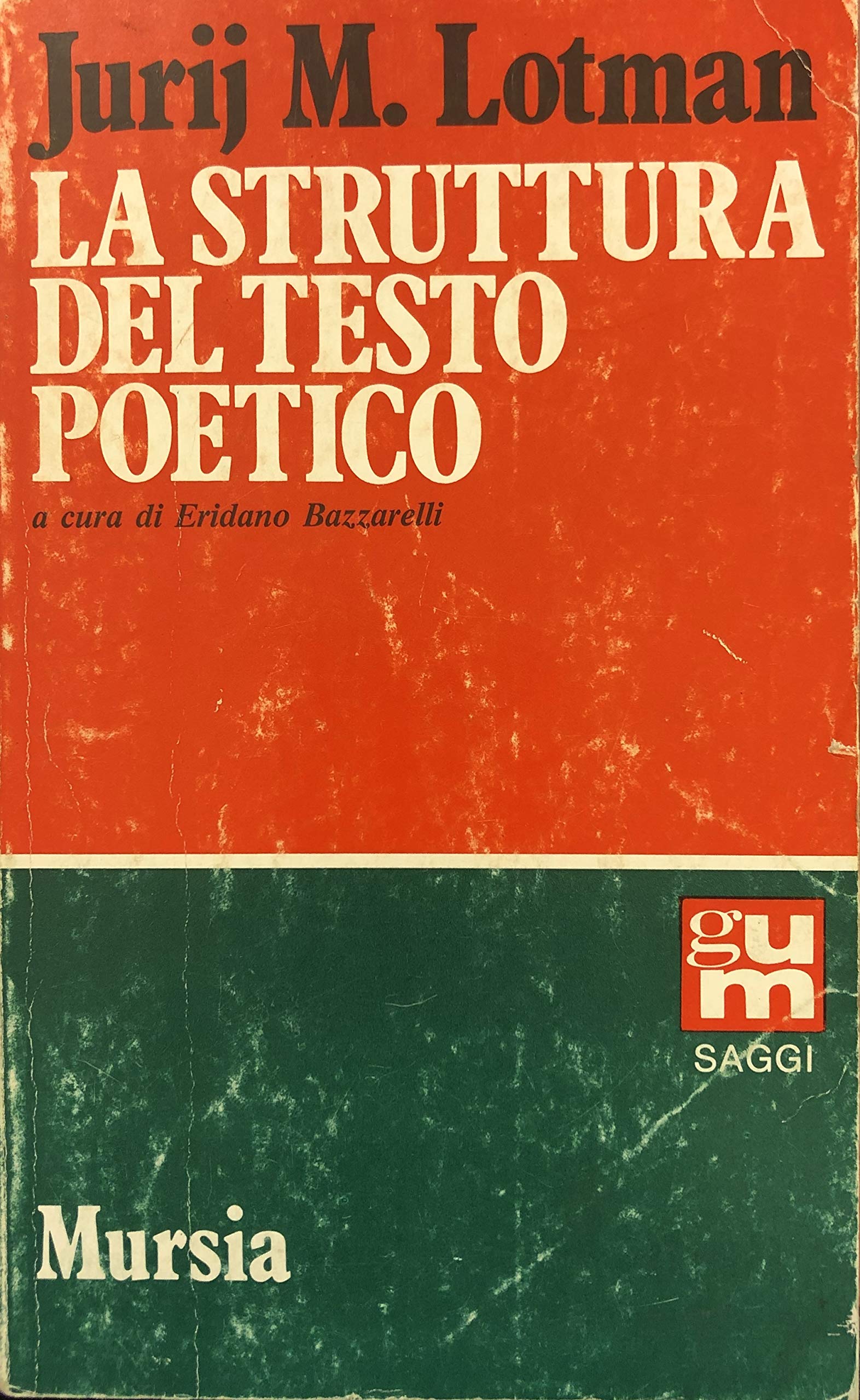 La struttura del testo poetico Contemporary literature
