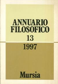 ANNUARIO FILOSOFICO 13/1997 Books