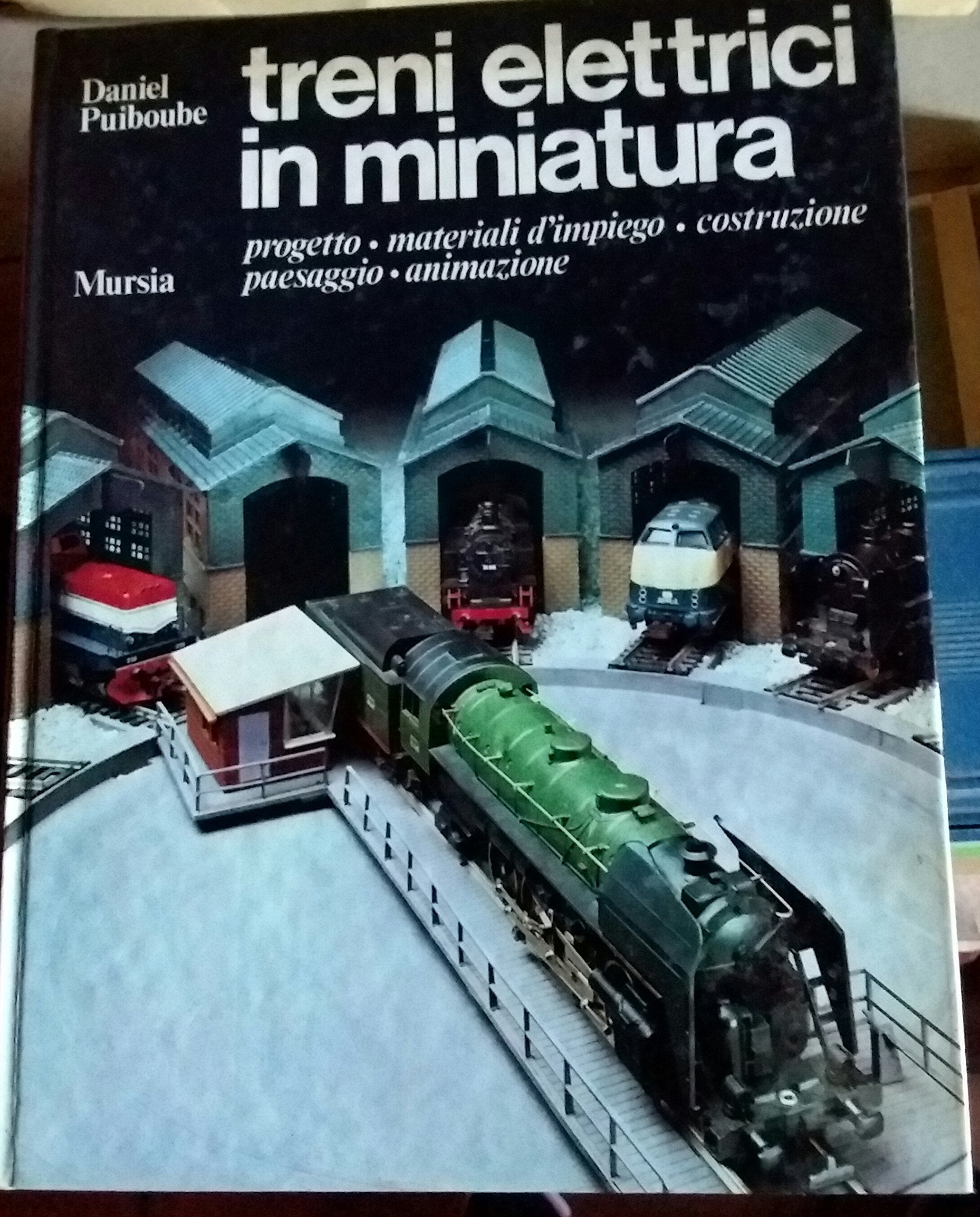 Treni elettrici in miniatura. Progetto, materiali d'impiego, costruzione, paesaggio, animazione book