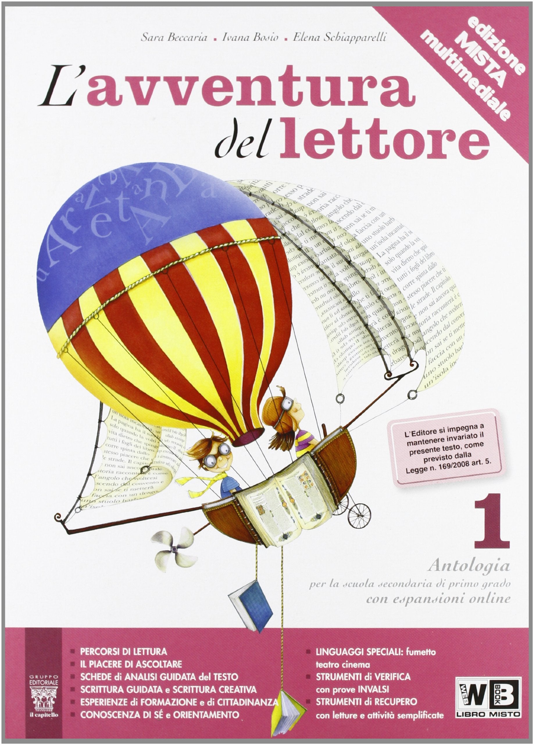 L'avventura del lettore. Antologia. Mito, epica, letteratura. Materiali per il docente. Per la Scuola media (Vol. 1) book