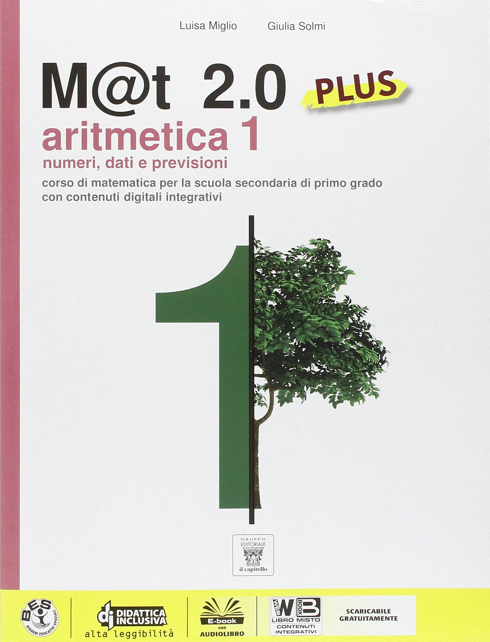 M@t 2.0 plus. Per la Scuola media. Con e-book (Vol. 1) book
