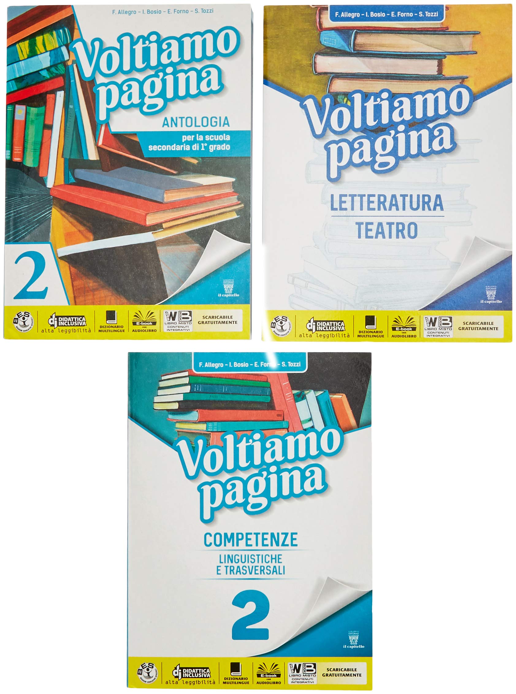 Voltiamo pagina. Con Letteratura e Competenze. Per la Scuola media. Con ebook. Con espansione online (Vol. 2) Study Guides