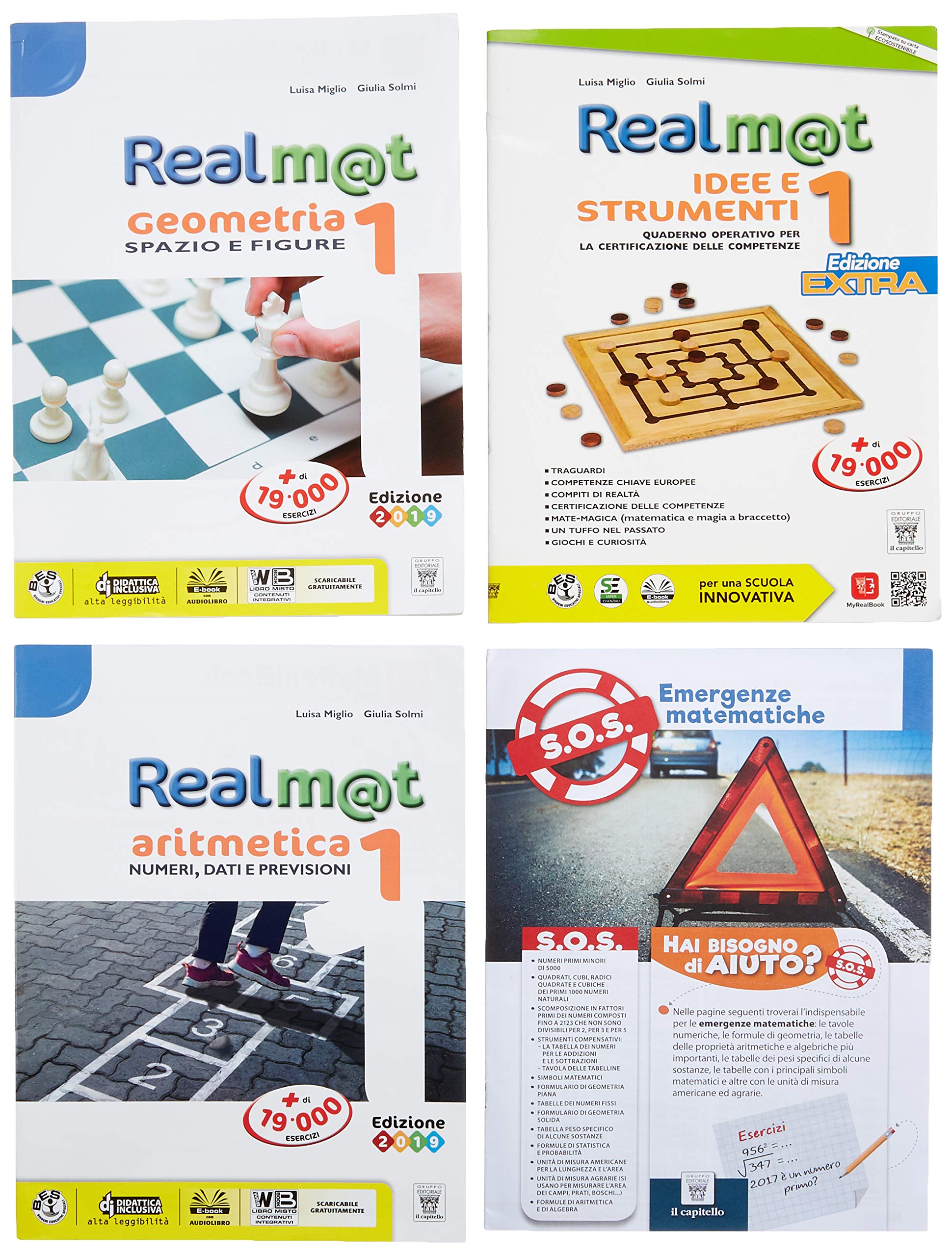 Realm@t. Aritmetica. Ediz. extra. Con Geometria, Idee e strumenti e Tavole numeriche. Per la Scuola media. Con e-book. Con espansione online (Vol. 1) Professional & Reference Books